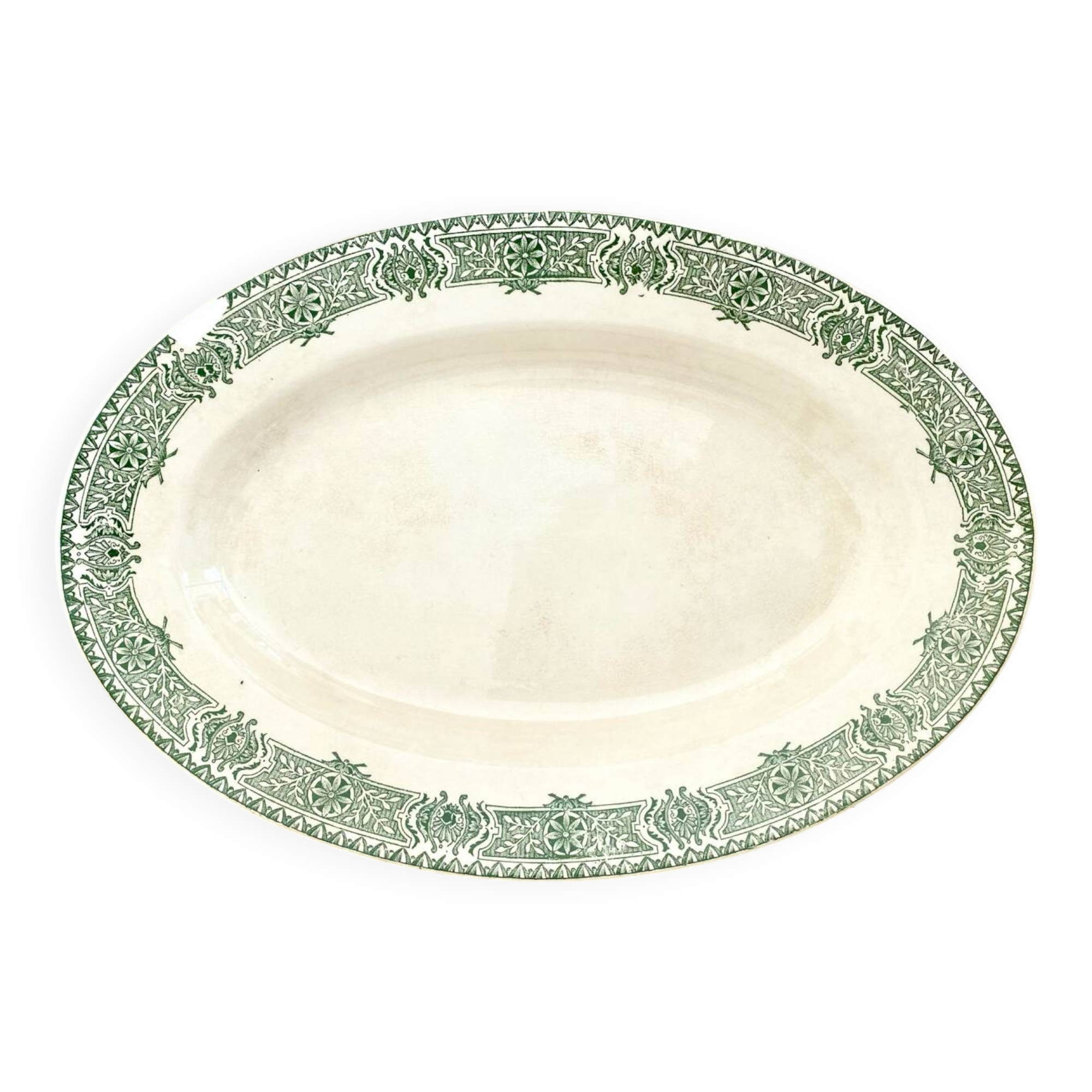 Longwy oval dish