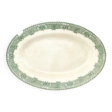 Longwy oval dish