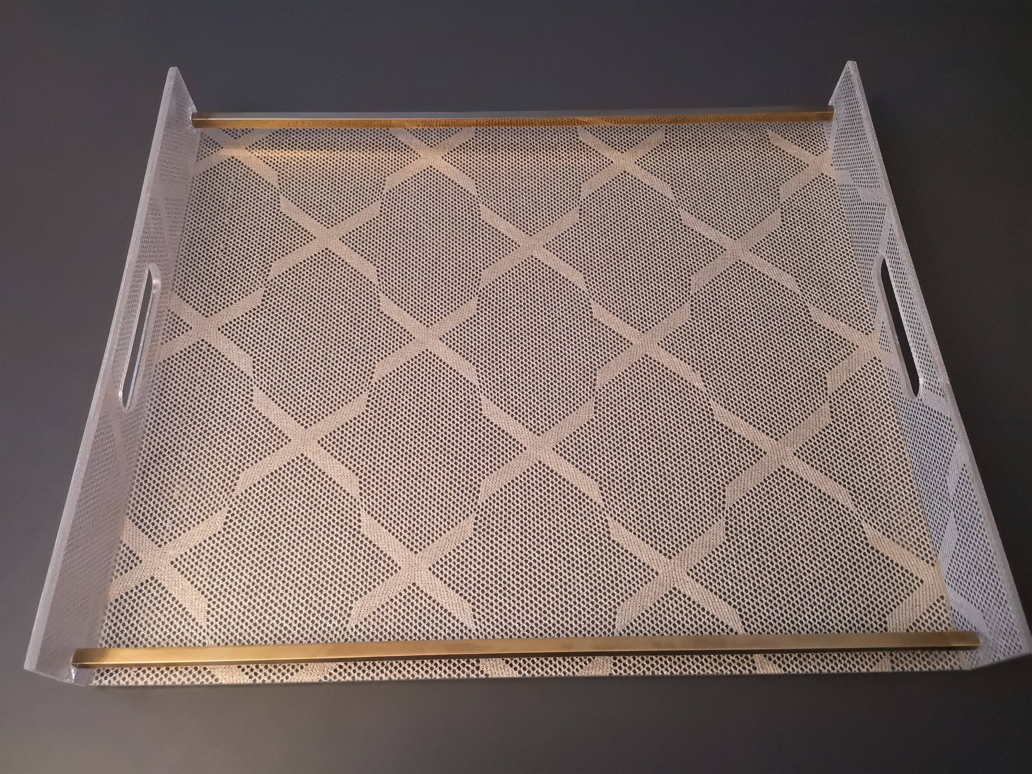 Vintage plexiglass top by Maison Mercier 80's