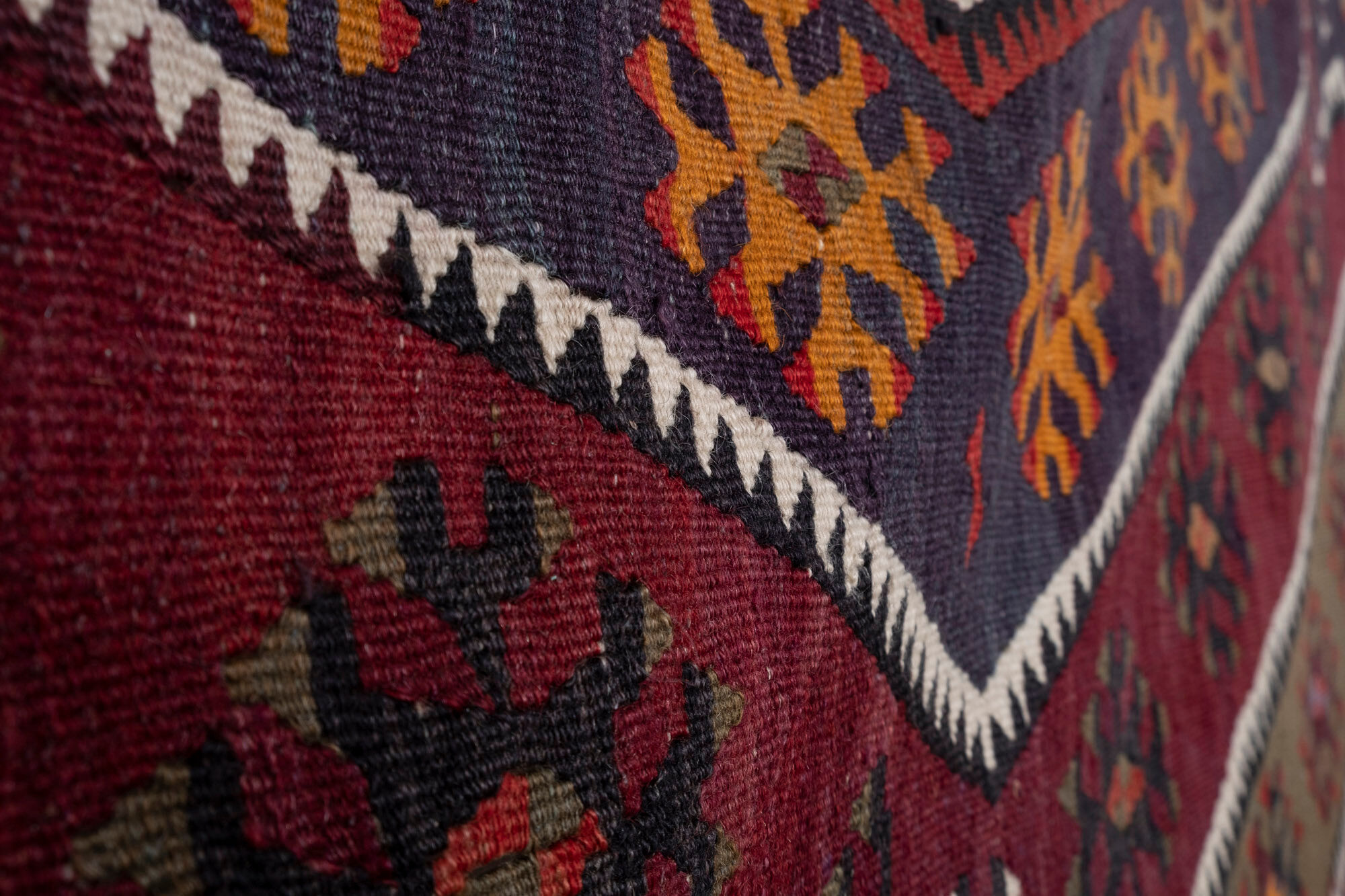 Turkish Kayseri Kilim Rug 173 x 403 cm