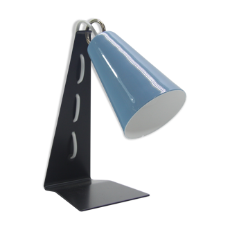 Blue table bedside lamp, 1960