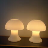 Paire de  lampes vintages "Funghi " par SCE