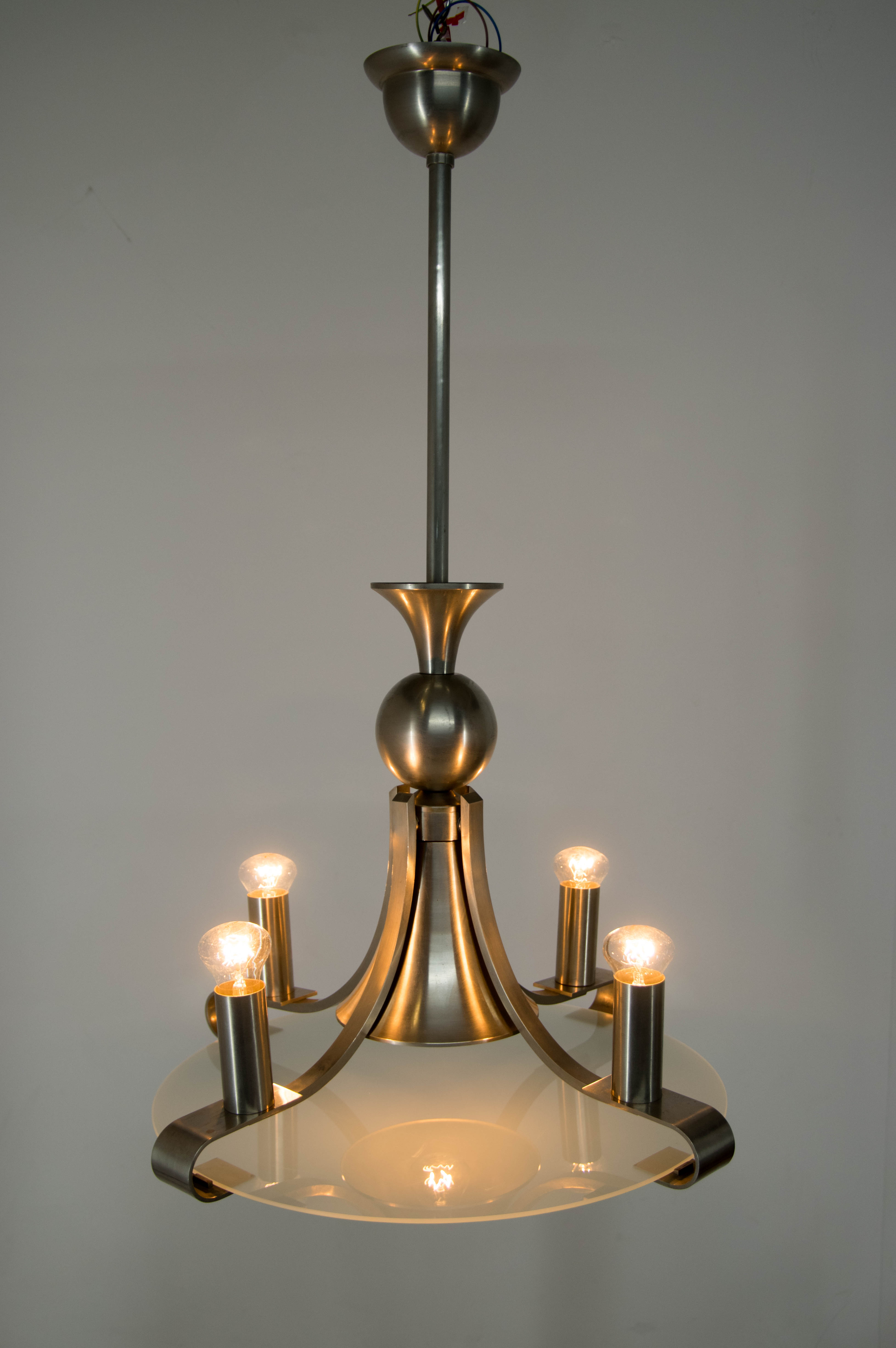 Art deco chandelier, 1930s