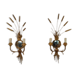 Golden sconces - witch mirror