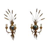 Golden sconces - witch mirror