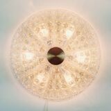Scandinavian glass ceiling lamp by Carl Fagerlund for Orrefors, Sweden, 1960s