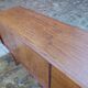 Vintage Scandinavian style sideboard in elm from the 1960s - Low buffet