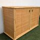 Low buffet / sideboard Dal Vera bamboo rattan vintage 1970s