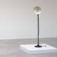Authentique lampe industrielle sur pied industrielle par kap 1950
