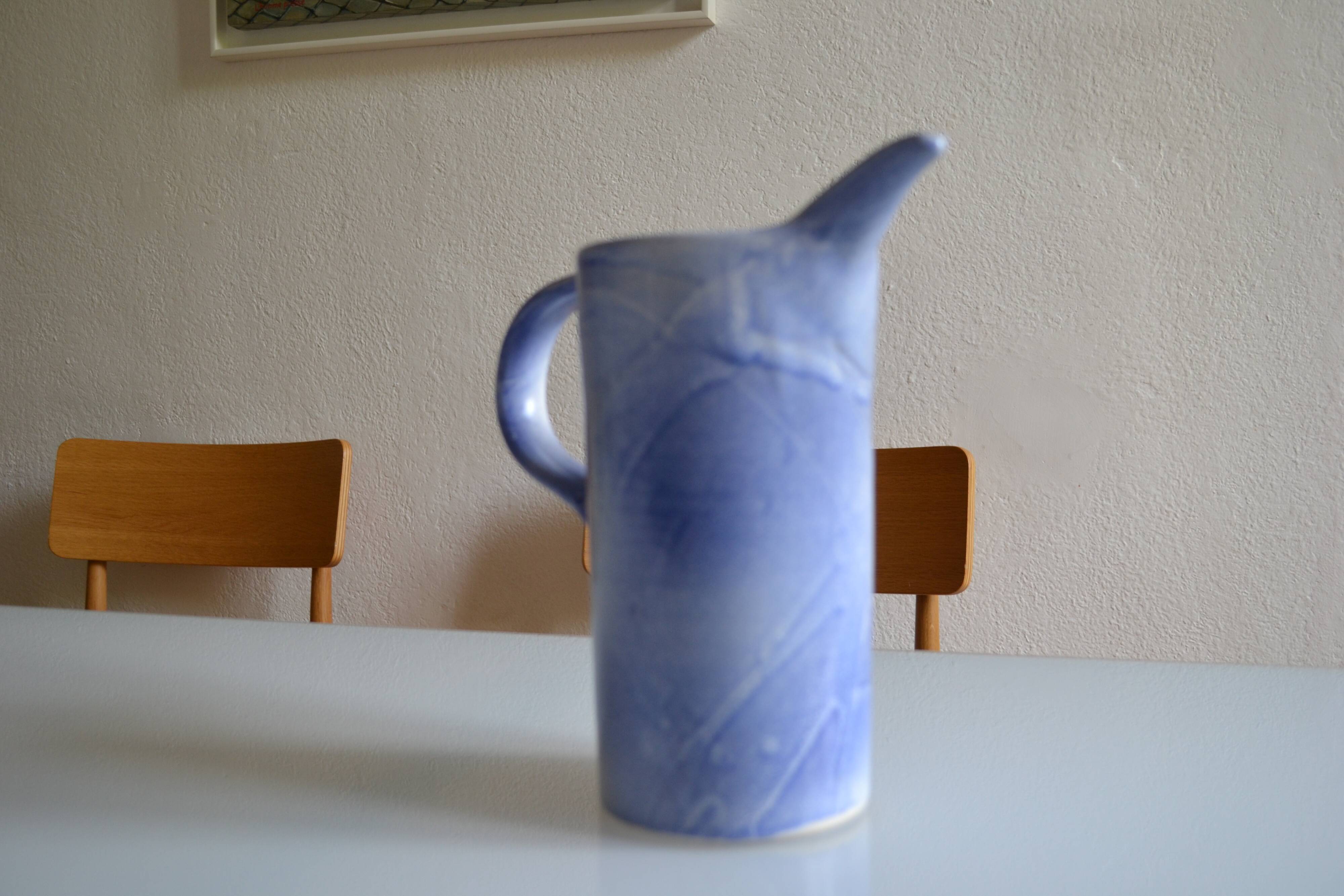 Ceramic vase pitcher signed