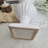 Medici style vase in vintage white ceramic