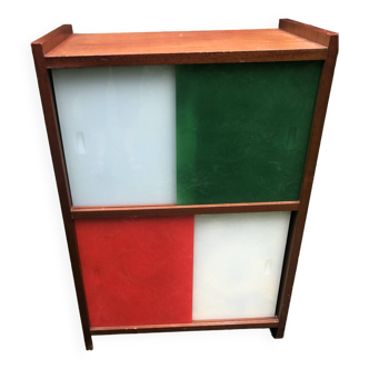 Showcase furniture storage vintage sliding windows 60s/70s