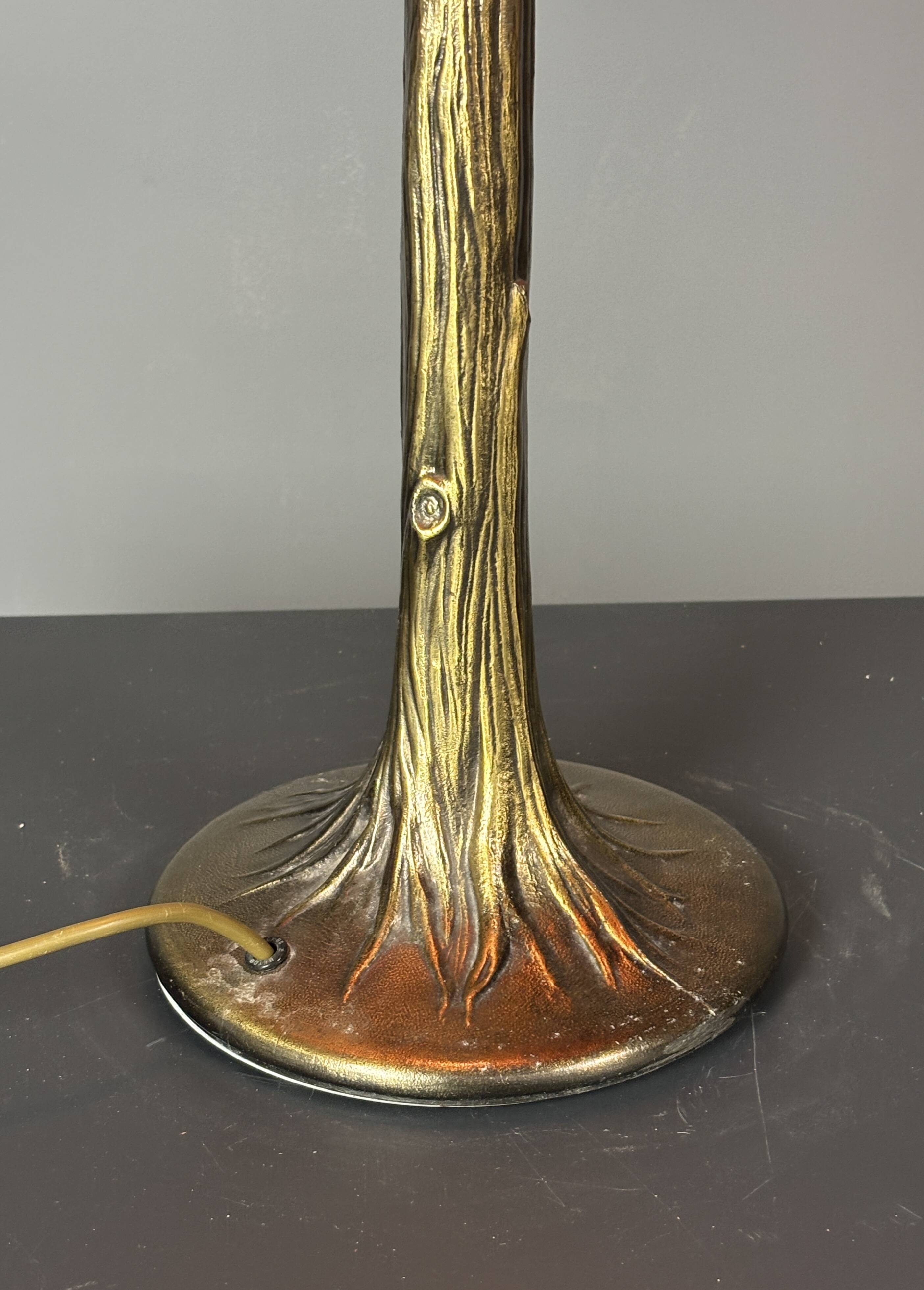 Mid-Century Pencil Reed Rattan Bamboo and Brass Table Lamp, 1970s