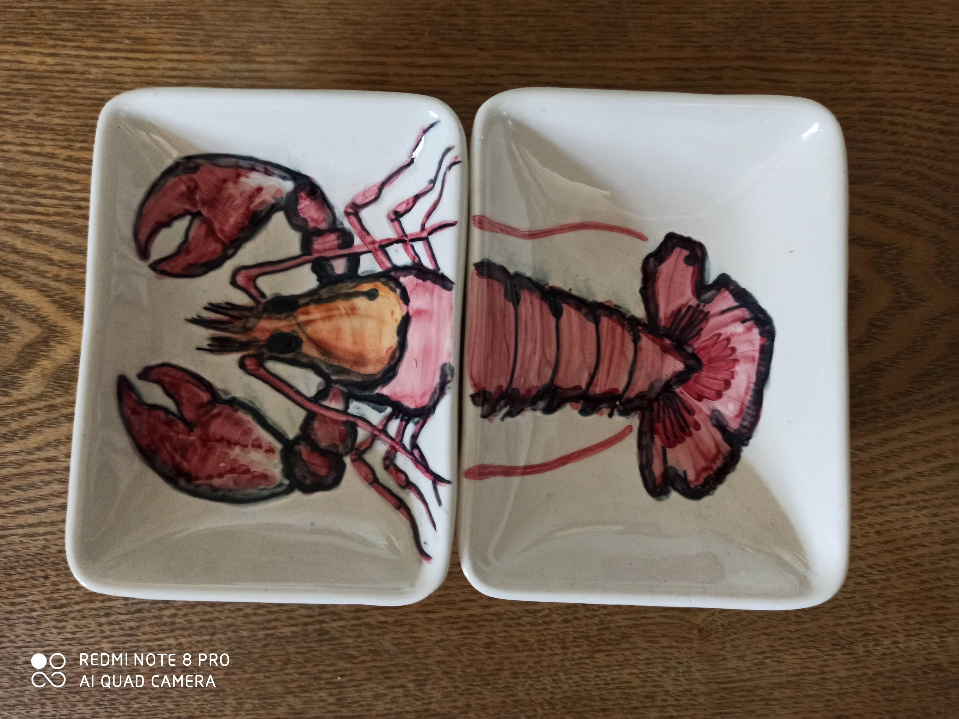 Vintage lobster ramekin