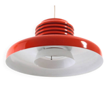 Ferrari red Hans Agne Jakobsson mid-century pendant