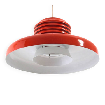 Ferrari red Hans Agne Jakobsson mid-century pendant