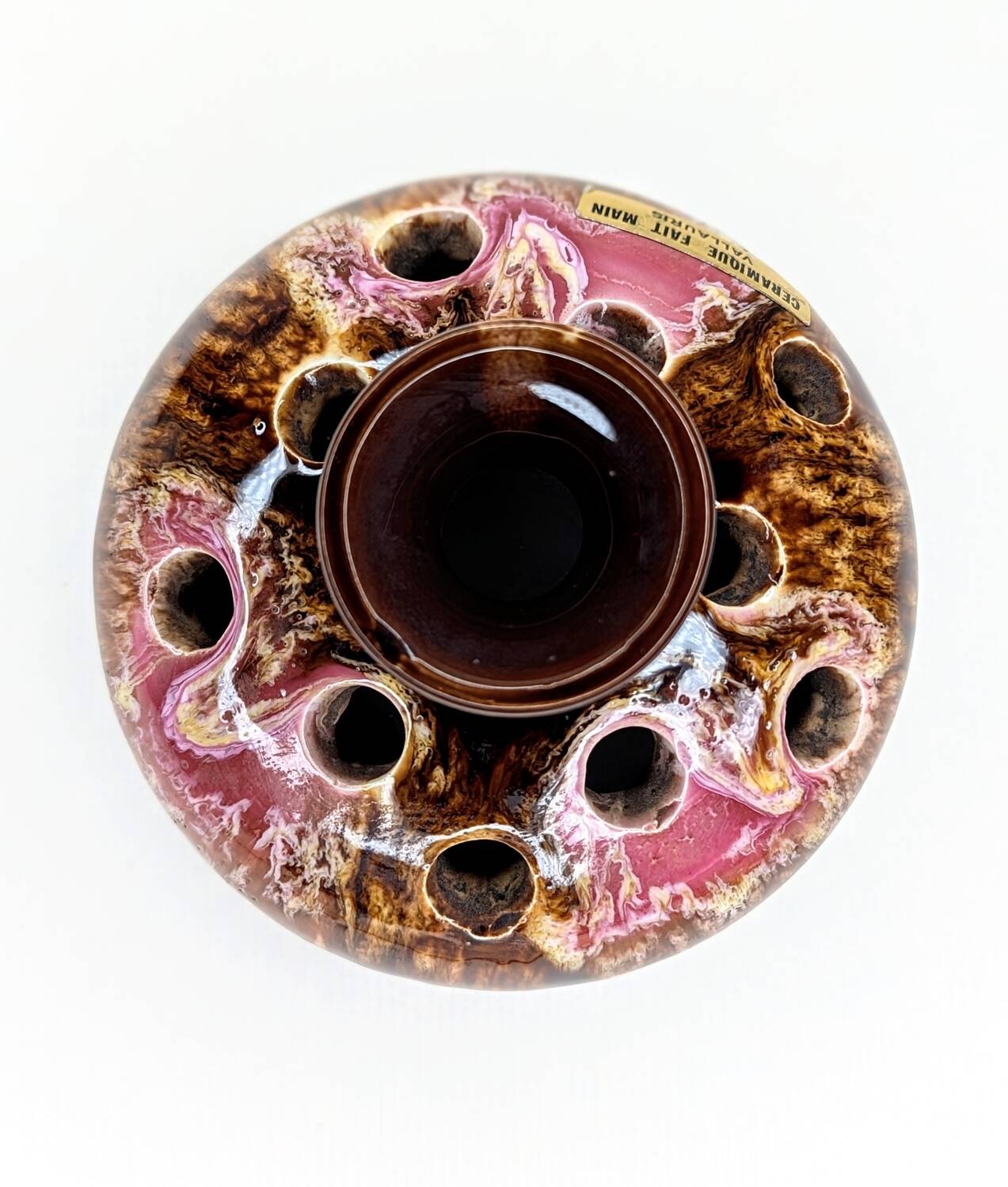 Vintage flower vase Vallauris AM