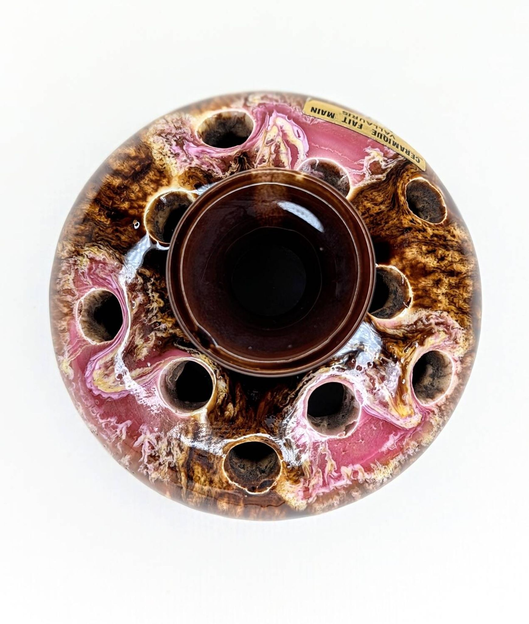 Vintage flower vase Vallauris AM