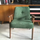 Chaise 366 originale polonaise du milieu du siècle conçue en 1962 par Józef Chierowski