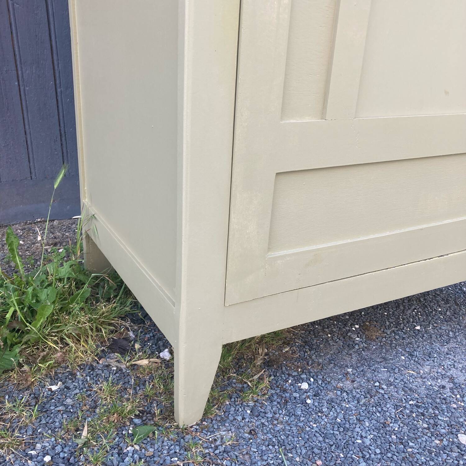 Simple antique Parisian wardrobe