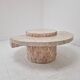 Round Mactan or Fossil Stone Coffee Table by Magnussen Ponte, 1980s