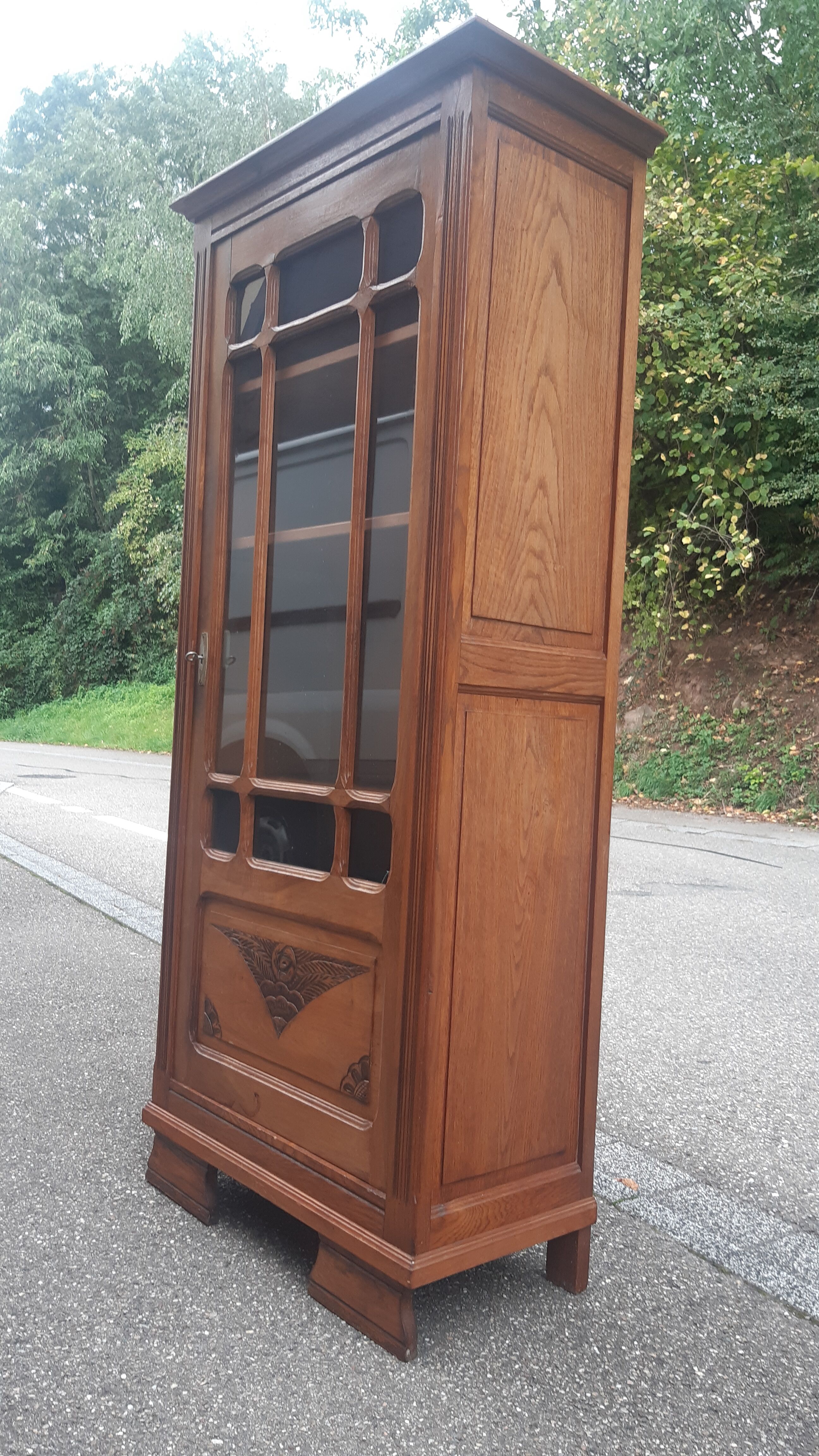 Art Deco glazed cabinet