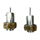 2 suspensions vintage chrome et plexi orange