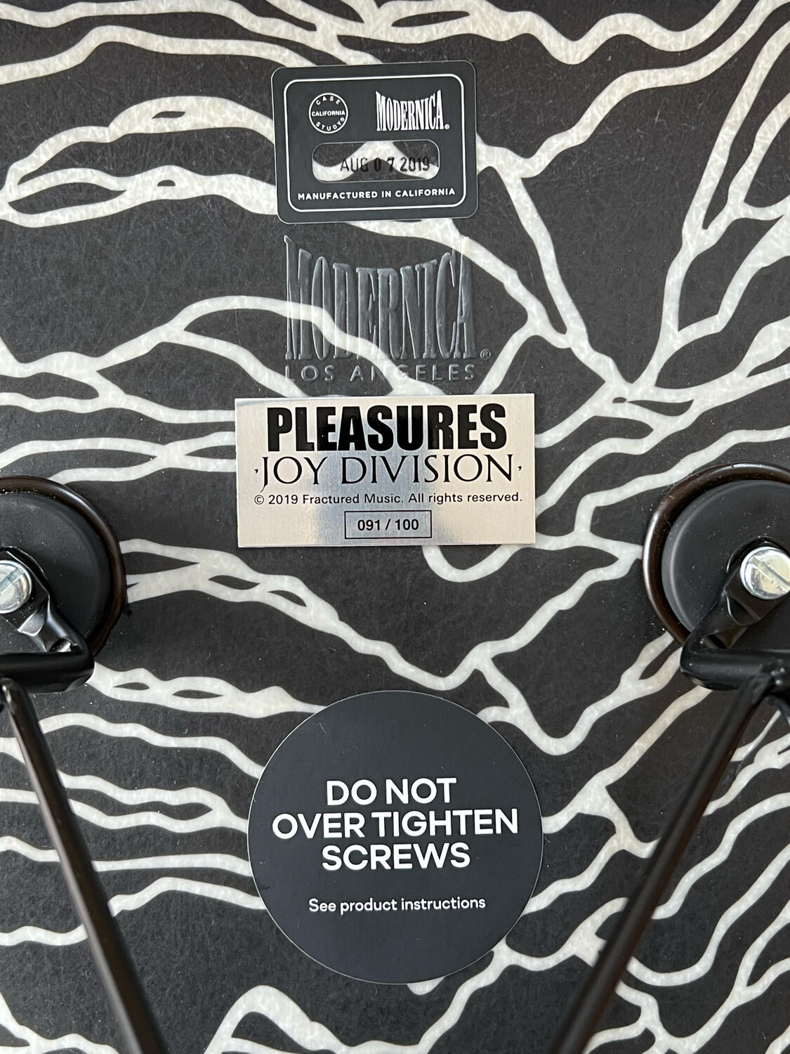 Chaise par Modernica x Joy Division Pleasures | Selency