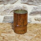 Glazed stoneware cylinder vase by Robert Héraud