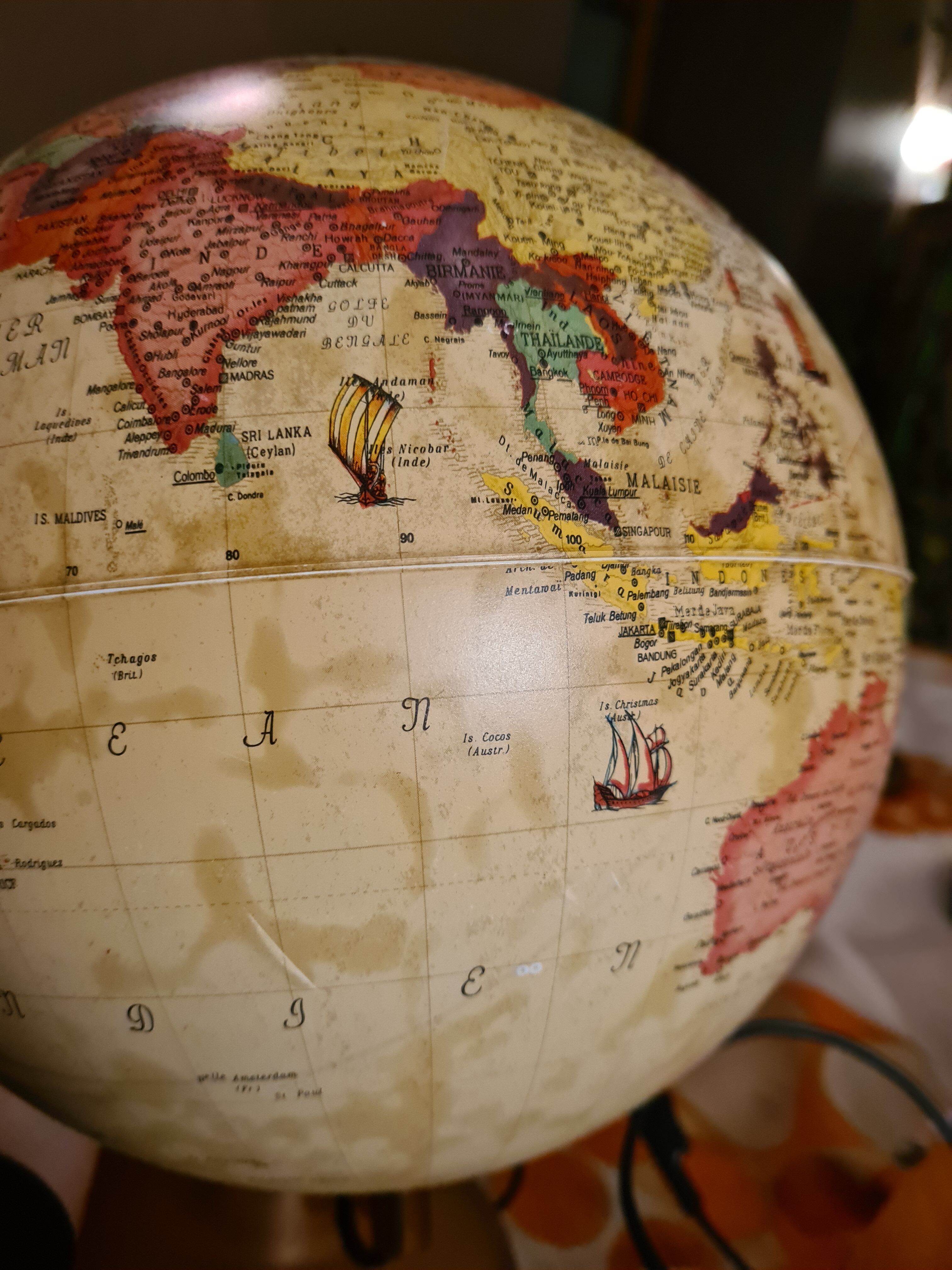 Vintage technodidattica globe