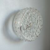 Prisma round ceiling light in vintage glass