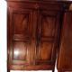 18th-century Malouine wardrobe, in walnut.