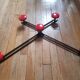 Vintage star wall coat rack