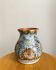Vase grès signé Courjault – céramique française vintage 1980