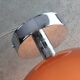 Space-age Italian Plexiglas Brown Wall Lamp, 70s
