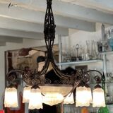 Large Art Deco chandelier