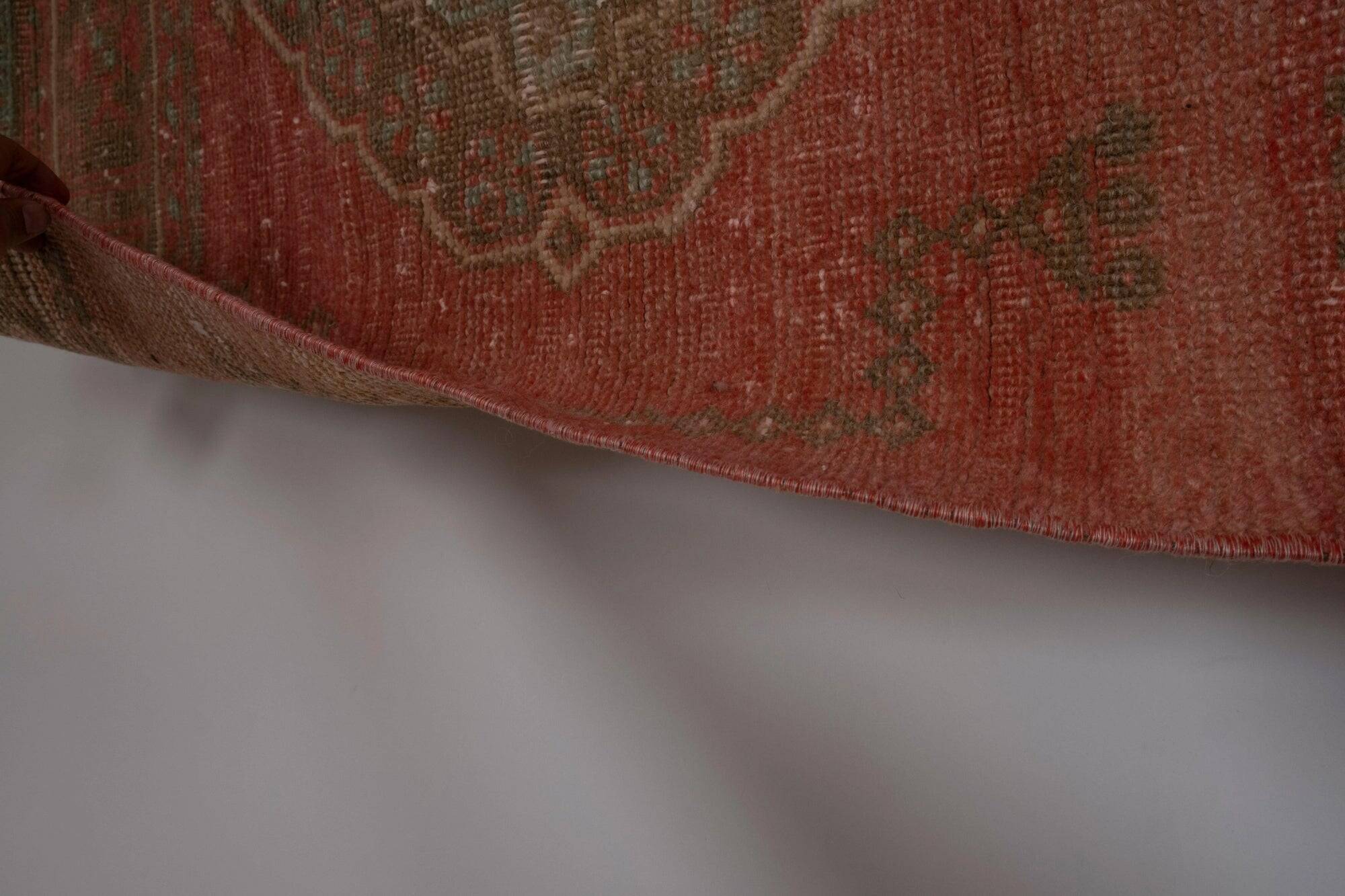 Vintage Turkish hallway rug 77x345 cm