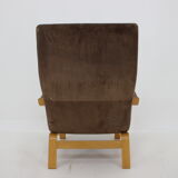 1970s Yngve Ekström "Contino" Leather Armachair,Sweden
