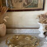 Solid brass fruit bowl