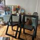 Lot de 2 chaises pliantes style Aldo Jacober