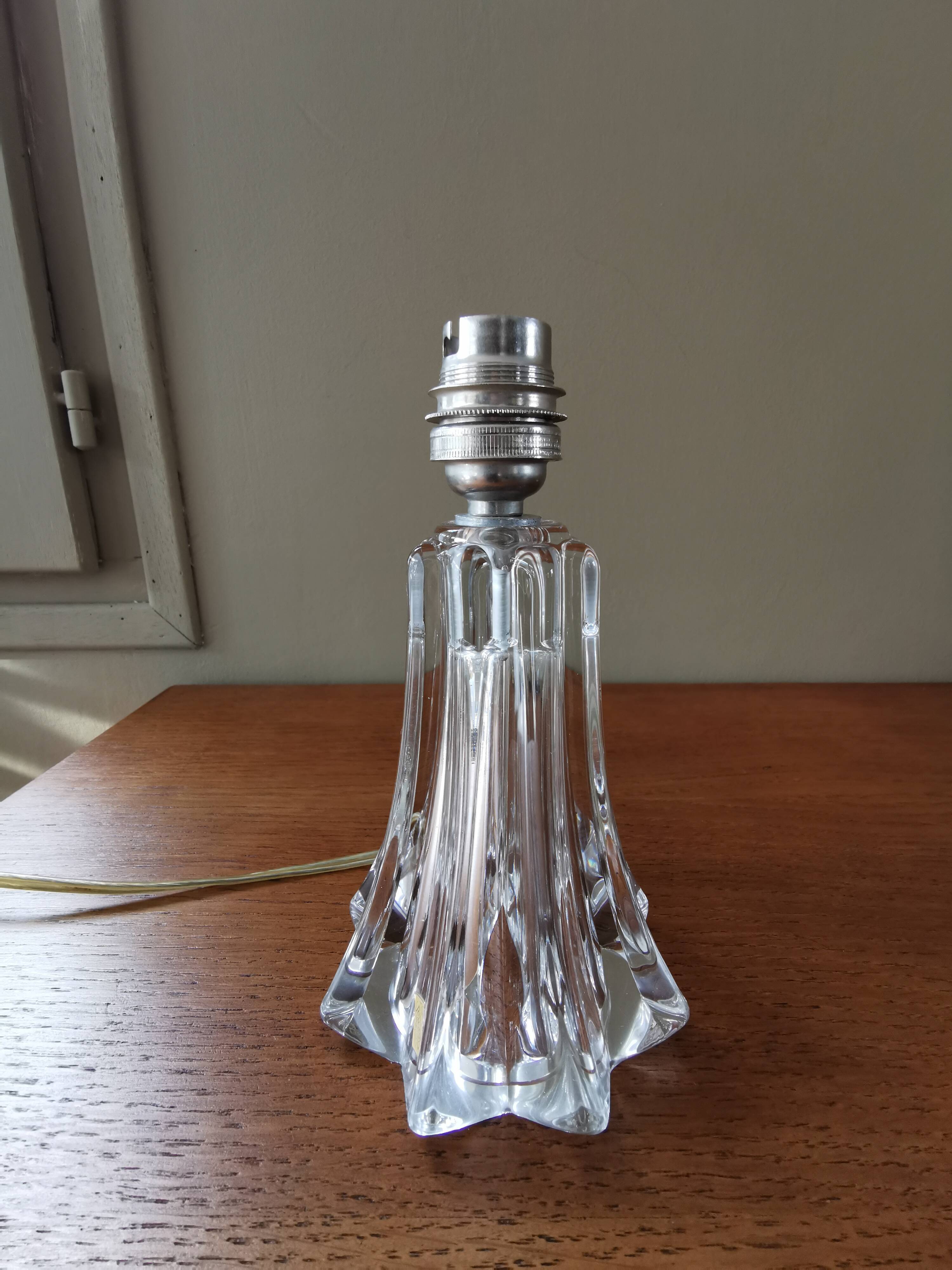 Vintage crystal lamp from vannes