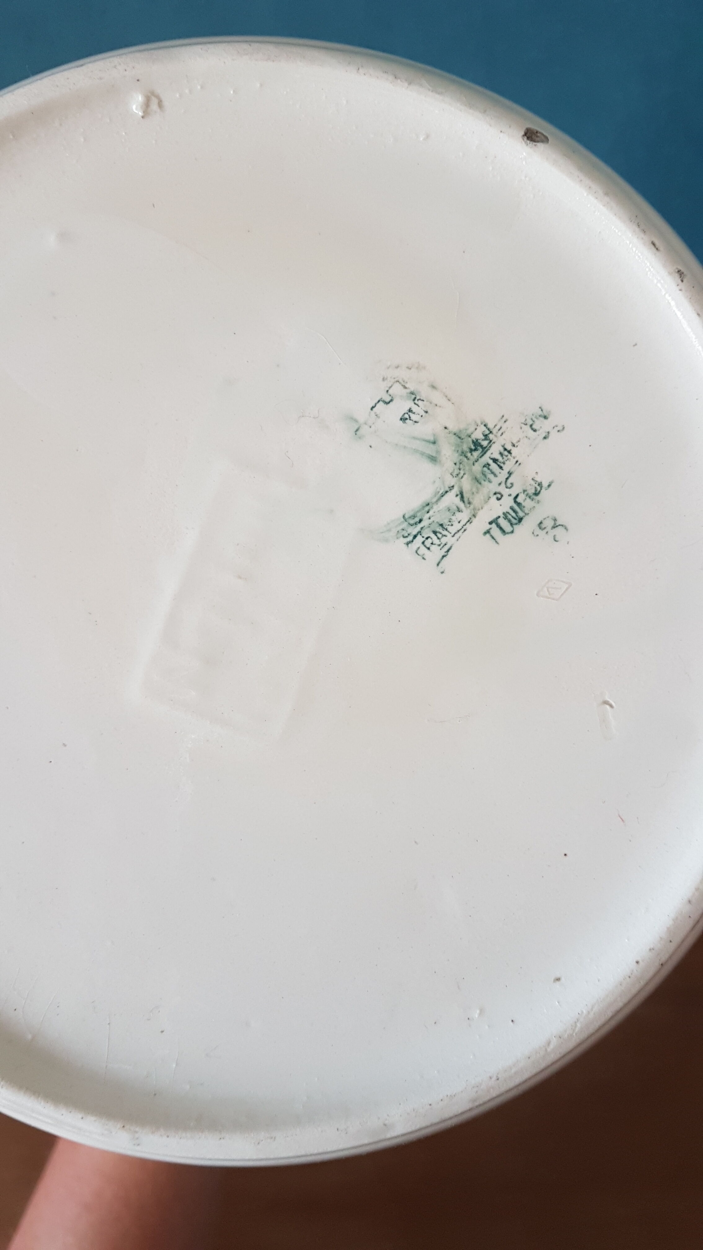 Gien earthenware pitcher