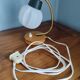 Vintage opaline table lamp