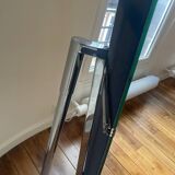 Space age standing mirror
