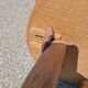Vintage Brutalist Low Chair