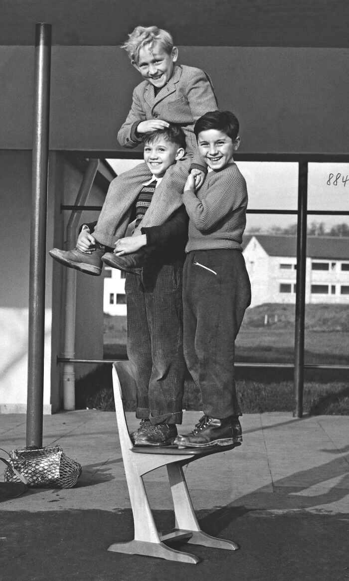 Office "Casala" and matching, design chair Karl Nothhelfer, edition VS, Germany, 60's