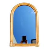 Rattan mirror 60s
