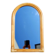 Miroir rotin 60s