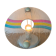 Toffoli Lamp Multicolor Plastic 80´s Disk Shape Pop Italy Disco Series
