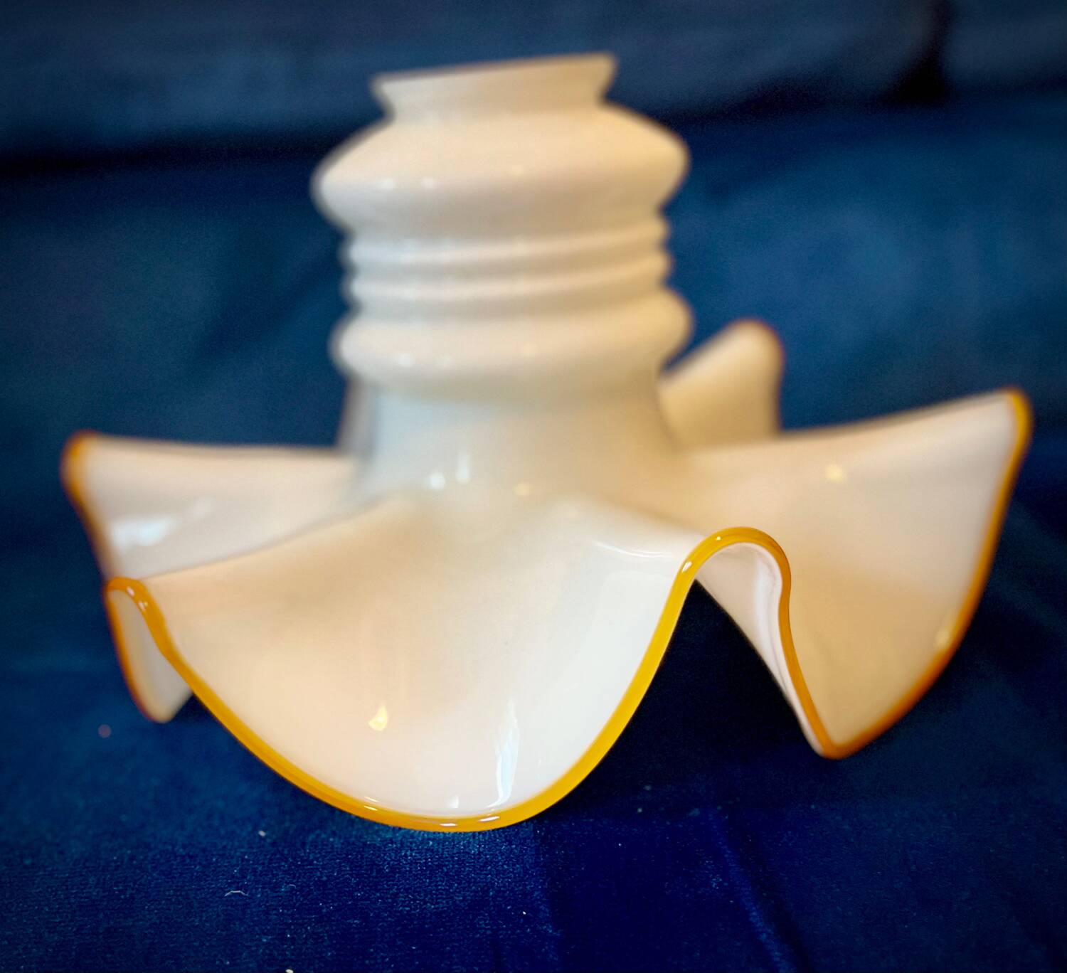 luminaire opaline Murano Art déco